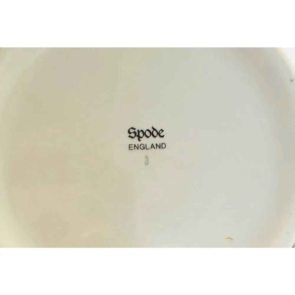 Vintage Spode Earthenware Vase Marlborough Sprays Floral Motif England Retired